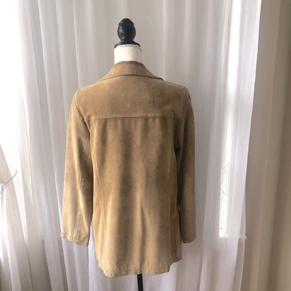 Eddie Bauer Seattle Suede washable suede jacket - Picture 2 of 4